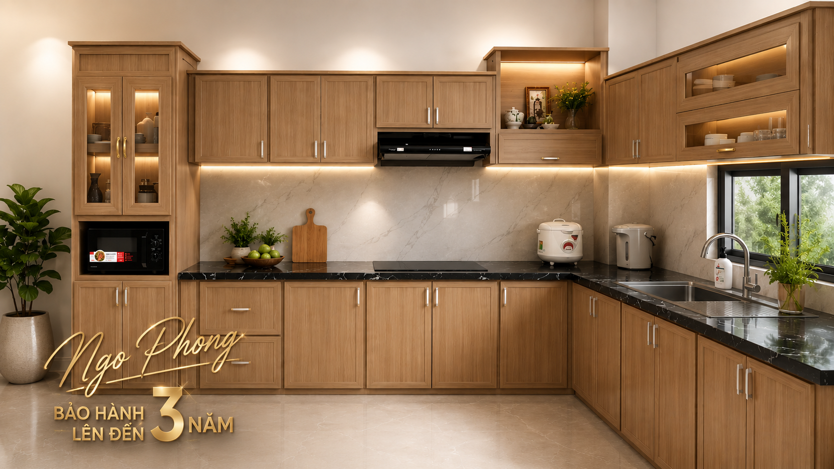 Tủ bếp nhựa - xu hướng lựa chọn mới cho bếp đẹp và sành điệu